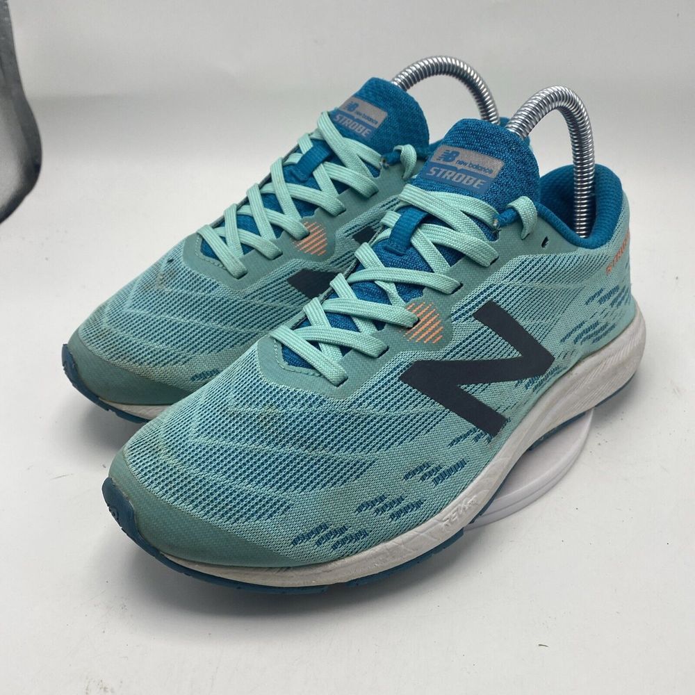 New Balance Shoes Women Size 7.5 Strobe Teal Blue Athletic Running 3823 - Picture 6 of 16